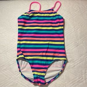 Op girls striped one piece